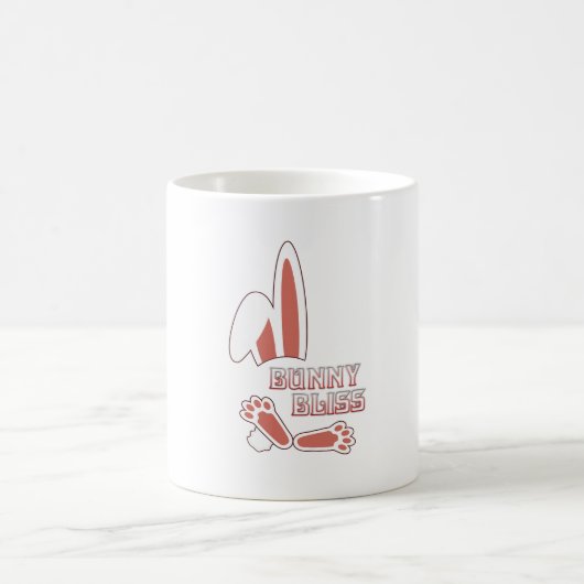Mug Lapin Kawaii qui regarde (Centre)