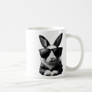 Mug Lapin Lapin cool Avec Veste Sungles Veste Pâques R