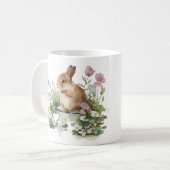 Mug Lapin lapin en pot de fleurs (Devant gauche)