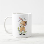 Mug Lapin Lapin Et Abeilles Personnalisés (Gauche)