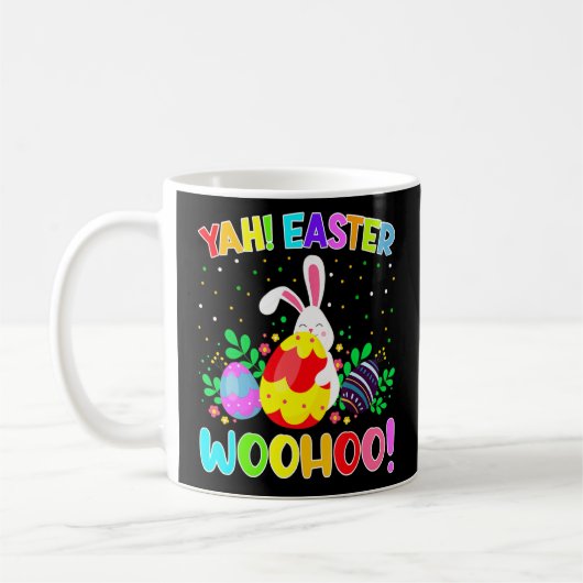 Mug Lapin Lapin Oeufs de Pâques Garçons Dab Filles Enf (Gauche)