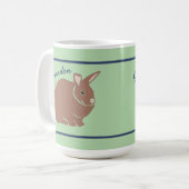 Mug Lapin Lapin Personnalisé (Devant gauche)