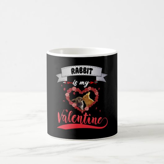 Mug Lapin Lover | Le lapin est ma Saint Valentin (Centre)