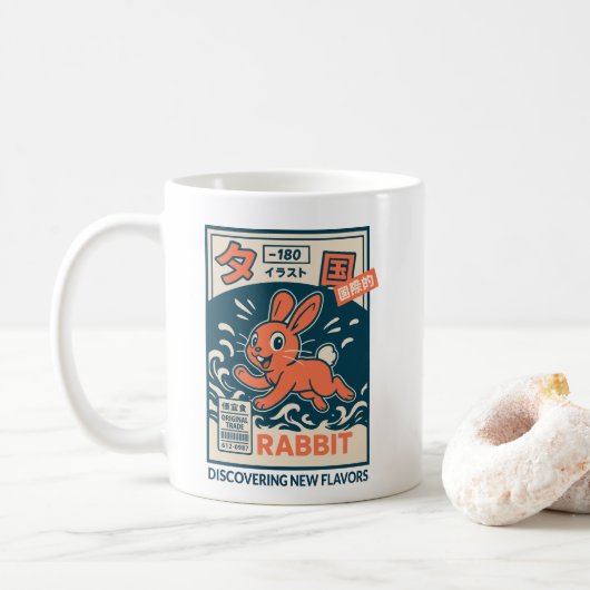 Mug Lapin Manga (Avec donut)