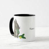 Mug Lapin mangeant du pissenlit (Devant gauche)