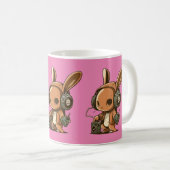 Mug Lapin Mélodique : Un Voyage Musical (Devant droit)