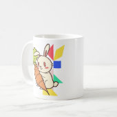 Mug Lapin Mignon avec Carotte (Devant gauche)