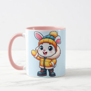 Mug Lapin mignon en hiver