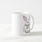 Mug Lapin mignon et coloré (Devant droit)