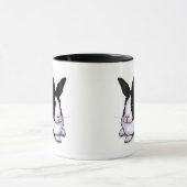 Mug Lapin noir et blanc (Centre)