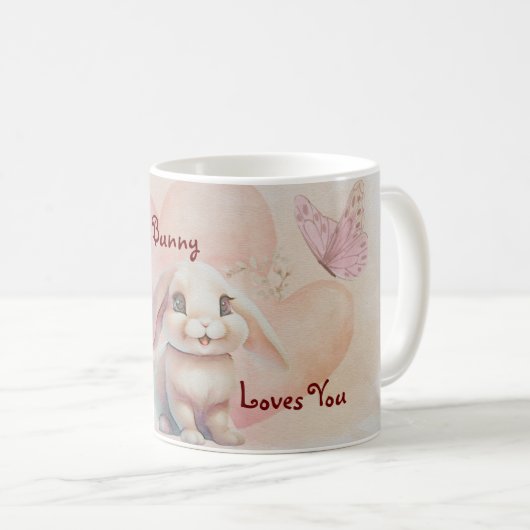 Mug Lapin n'papillon (Devant droit)