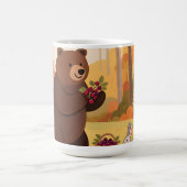 Mug Lapin ours de la forêt automnale (Centre)