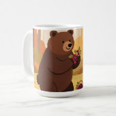Mug Lapin ours de la forêt automnale (Devant gauche)