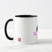 Mug Lapin pailleté s'en fiche (Gauche)