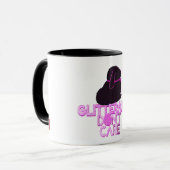 Mug Lapin pailleté s'en fiche (Devant gauche)