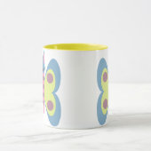Mug Lapin papillon hybride adorable Kawaii (Centre)