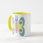 Mug Lapin papillon hybride adorable Kawaii (Devant gauche)