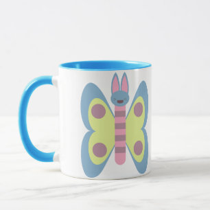Mug Lapin papillon hybride adorable Kawaii