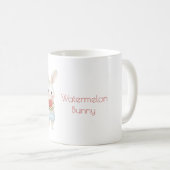 Mug Lapin Pastèque de Plage (Devant droit)