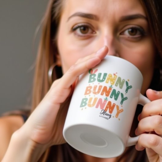 Mug Lapin Rétro : Bunny Bunny Bliss