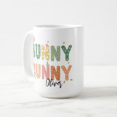 Mug Lapin Rétro : Bunny Bunny Bliss (Devant gauche)