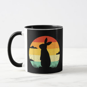 Mug Lapin Retro Vintage 80s Style Bunny Lover