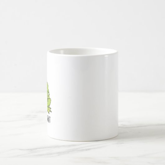 Mug Lapin Ribbit Funny Lapin Frog Pun (Centre)