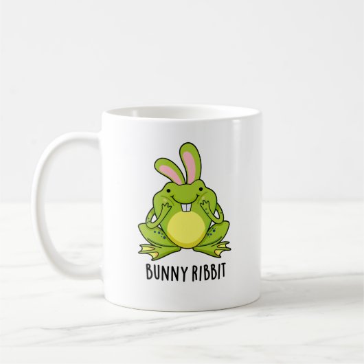 Mug Lapin Ribbit Funny Lapin Frog Pun (Gauche)