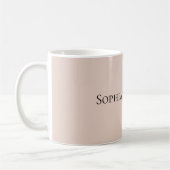 Mug Lapin Rose Blanc Arc Peach (Gauche)