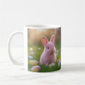 Mug Lapin rose Fluffeux Pâques (Gauche)