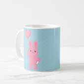 Mug Lapin rose mignon (Devant gauche)