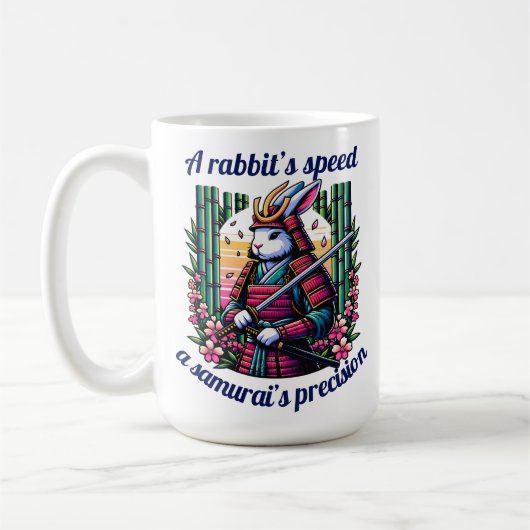 Mug Lapin Samurai à Bamboo Grove (Gauche)