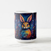 Mug Lapin spirales et cœurs Bleu (Centre)