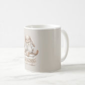 Mug Lapin sur les livres (Devant droit)