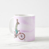 Mug Lapin Sur Vélo 3 (Devant gauche)