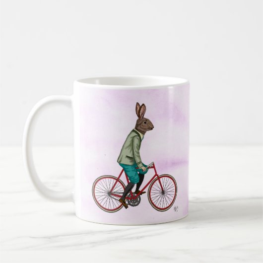 Mug Lapin Sur Vélo 3 (Gauche)
