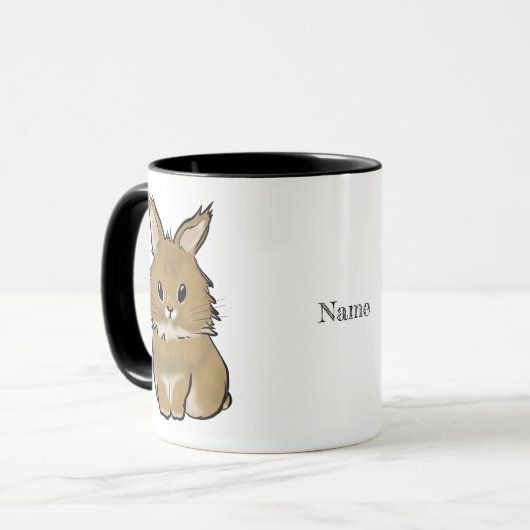 Mug Lapin tête de lion (Devant gauche)