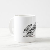 Mug Lapin tribal (Devant gauche)