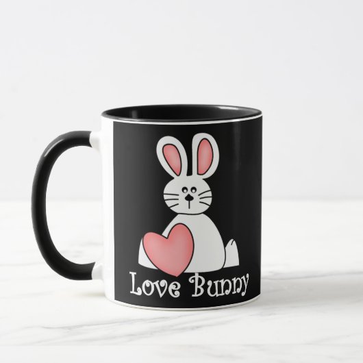 Mug Lapin Valentine d'amour (Gauche)
