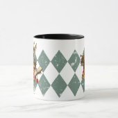 Mug Lapin vintage de blanc d'Alice (Centre)