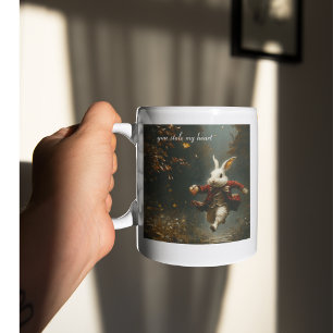 Mug Lapin Voleur de Cœur Personnalisé Vintage Wonderla