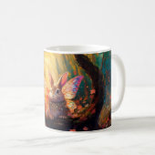 Mug Lapin Whimsical dans une forêt enchantée (Devant droit)