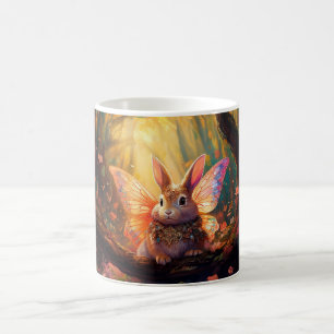 Mug Lapin Whimsical dans une forêt enchantée