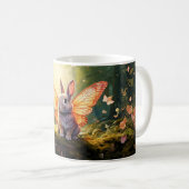 Mug Lapin Whimsical dans une forêt enchantée (Devant droit)