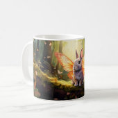 Mug Lapin Whimsical dans une forêt enchantée (Devant gauche)