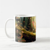 Mug Lapin Whimsical dans une forêt enchantée (Gauche)