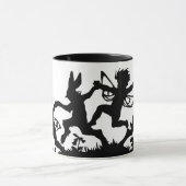 Mug Lapins antiques de fées de carte postale de (Centre)