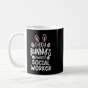 Mug Lapins Chaque Bunnys Favori Social Worker Cute E