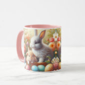 Mug Lapins de Pâques adorables (Devant gauche)