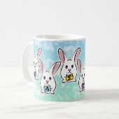 Mug Lapins de Pâques en forme d'oeuf (Devant gauche)